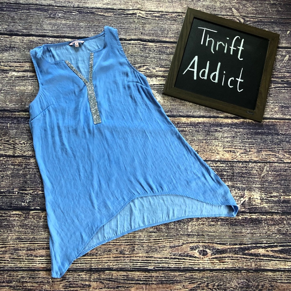 🌀Juicy Couture | Sleeveless Diamond Detail Blouse